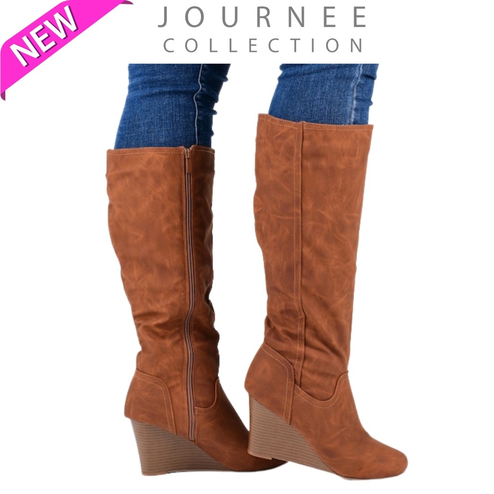 NEW Journee Collection Langley Knee High Boots Chestnut
Size 8.5